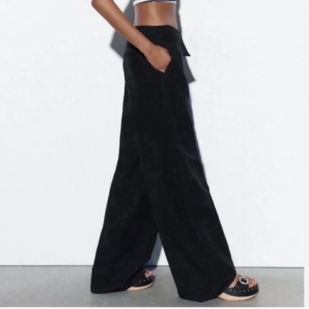 NWT Linen blend full length pants Size Xsmall